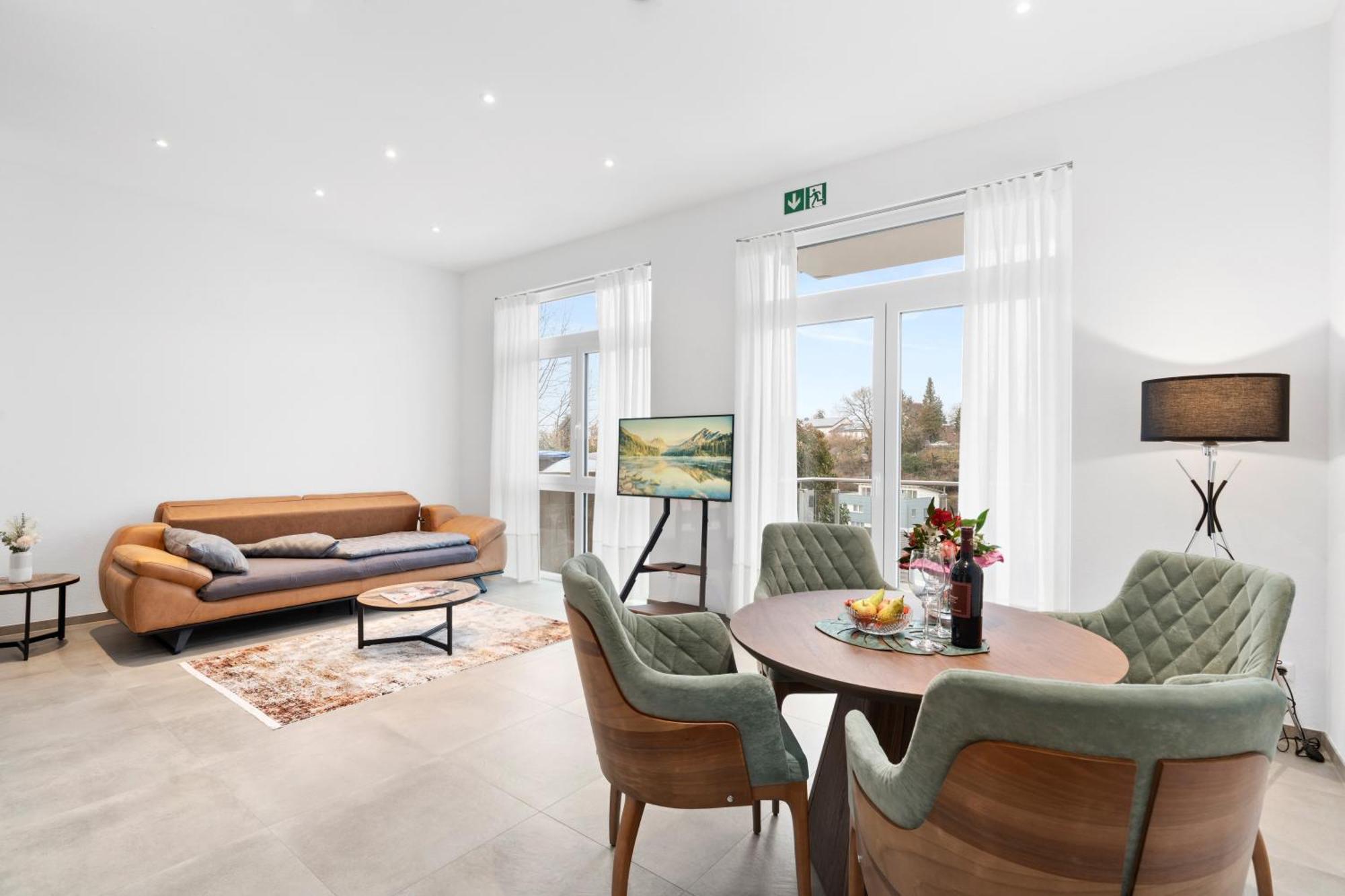 Premium Smartapart Julia Zentral Und Modern Mit Smarthome Tettnang Eksteriør bilde